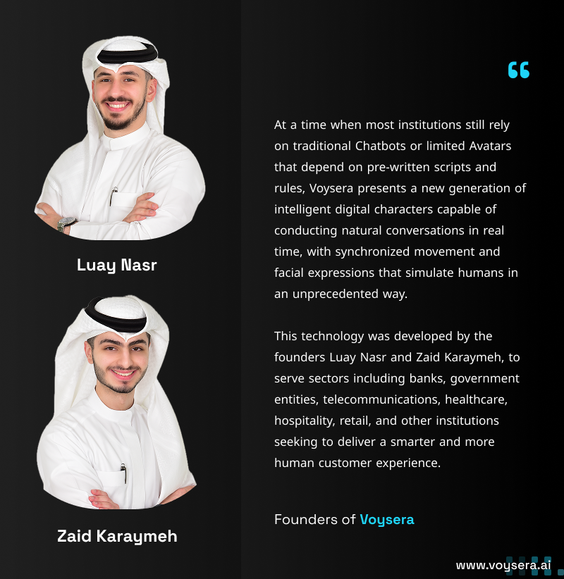 Voysera founders Luay Nasr and Zaid Karaymeh